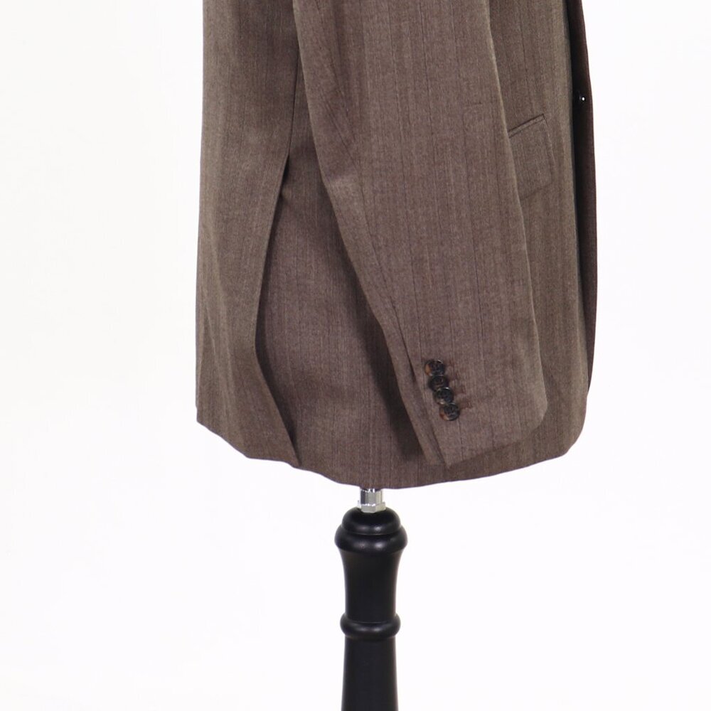 Banana Republic 40R Brown Striped 3-Button Sport Coat Blazer Jacket P048 - Picture 6 of 11